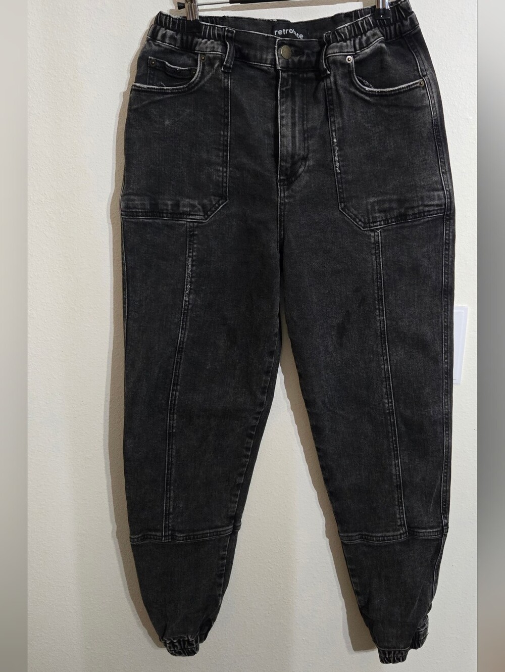Retrofête Black Washed Boyfriend Jeans